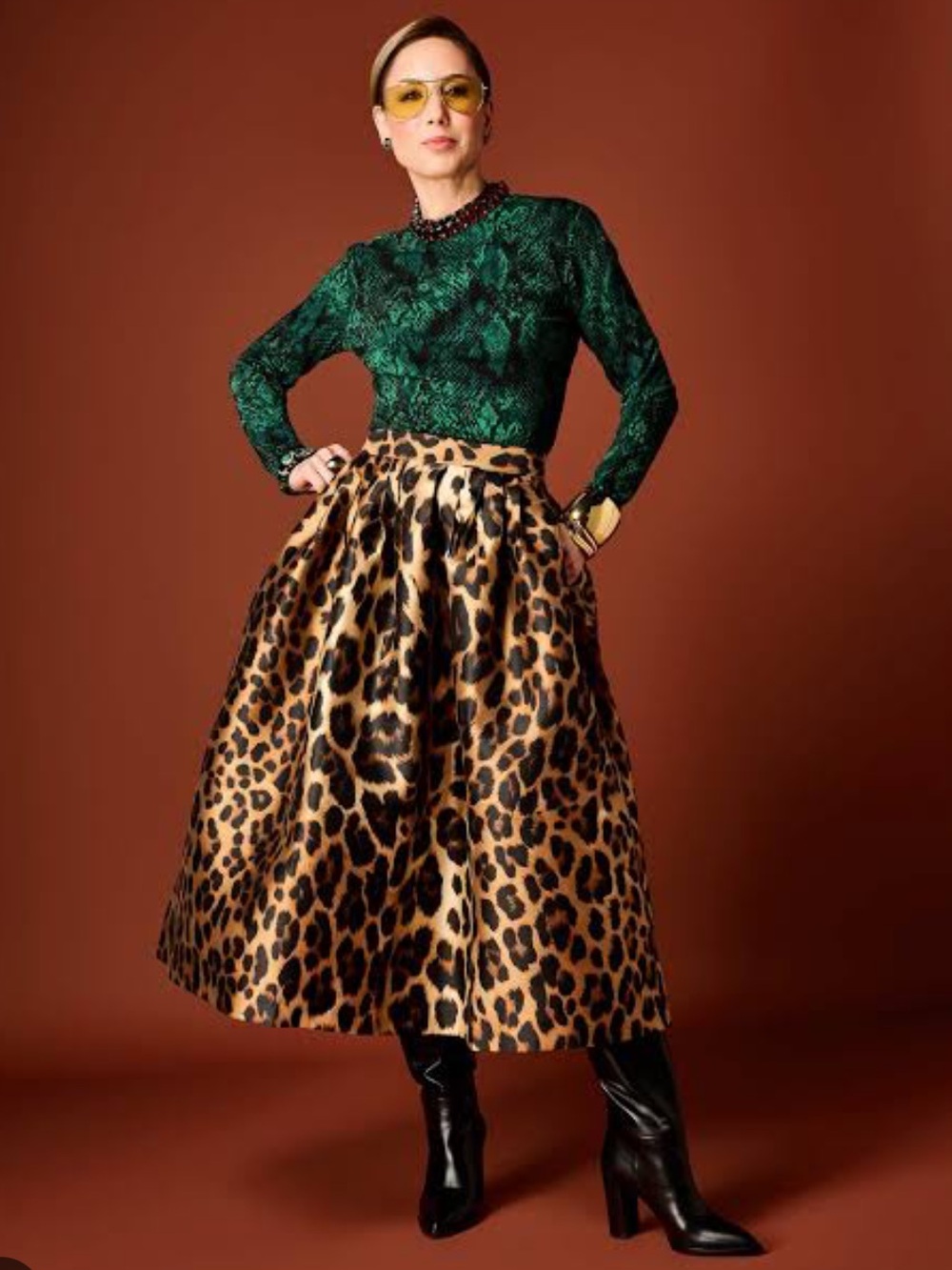 CARLA ROCKMORE Skirt 🐆 - Picture 1 of 5